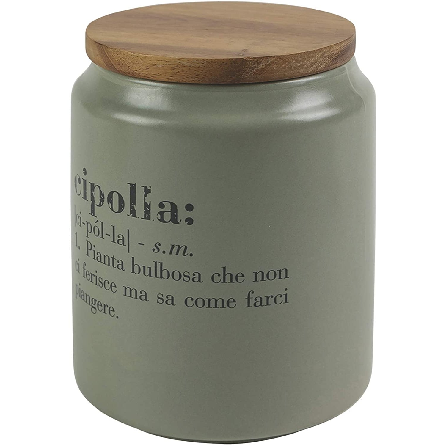Villa d’Este linea victionary barattolo cipolla in porcellana con tappo bamboo - immagine 3